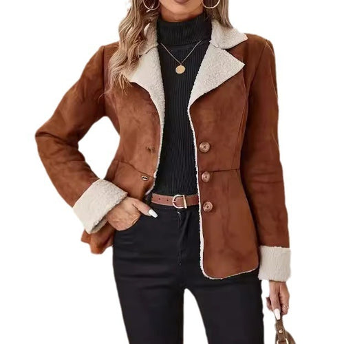 Casual Warm Fur Integrated Jacket