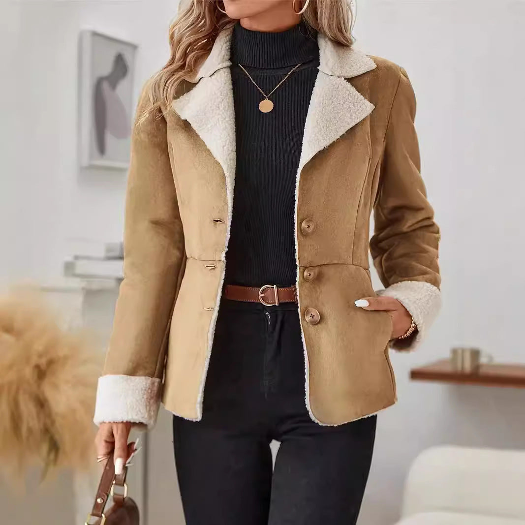 Casual Warm Fur Integrated Jacket