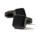 Men's Cufflinks Fashion Square Drop Oil Simple 4 Colors