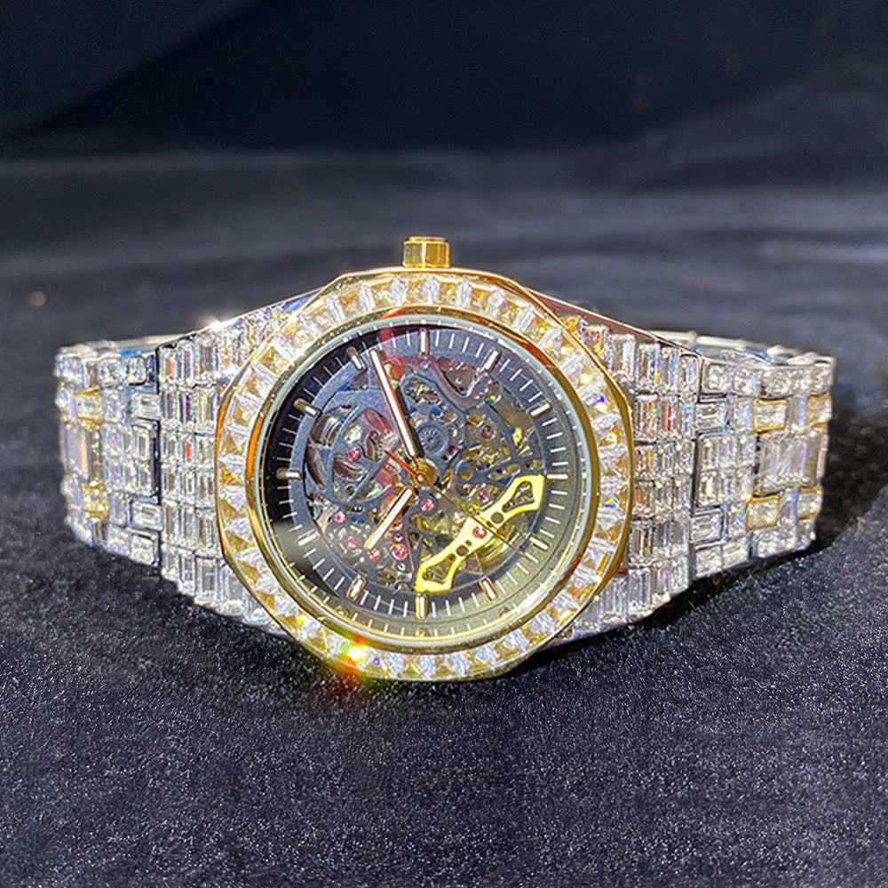 Diamond Luminous Hollow Mechanical Watch