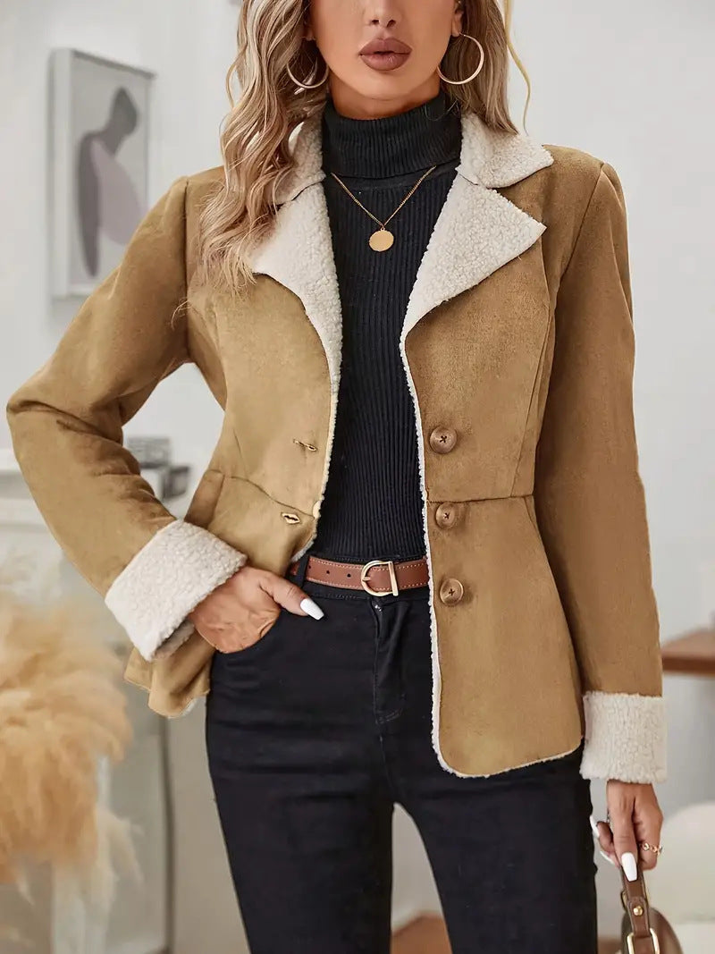 Casual Warm Fur Integrated Jacket