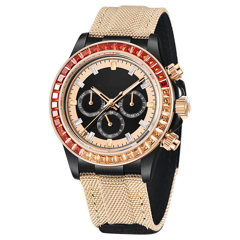 Fully Automatic Mechanical Precision Steel Watch