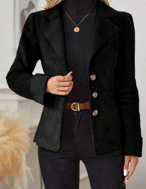 Casual Warm Fur Integrated Jacket