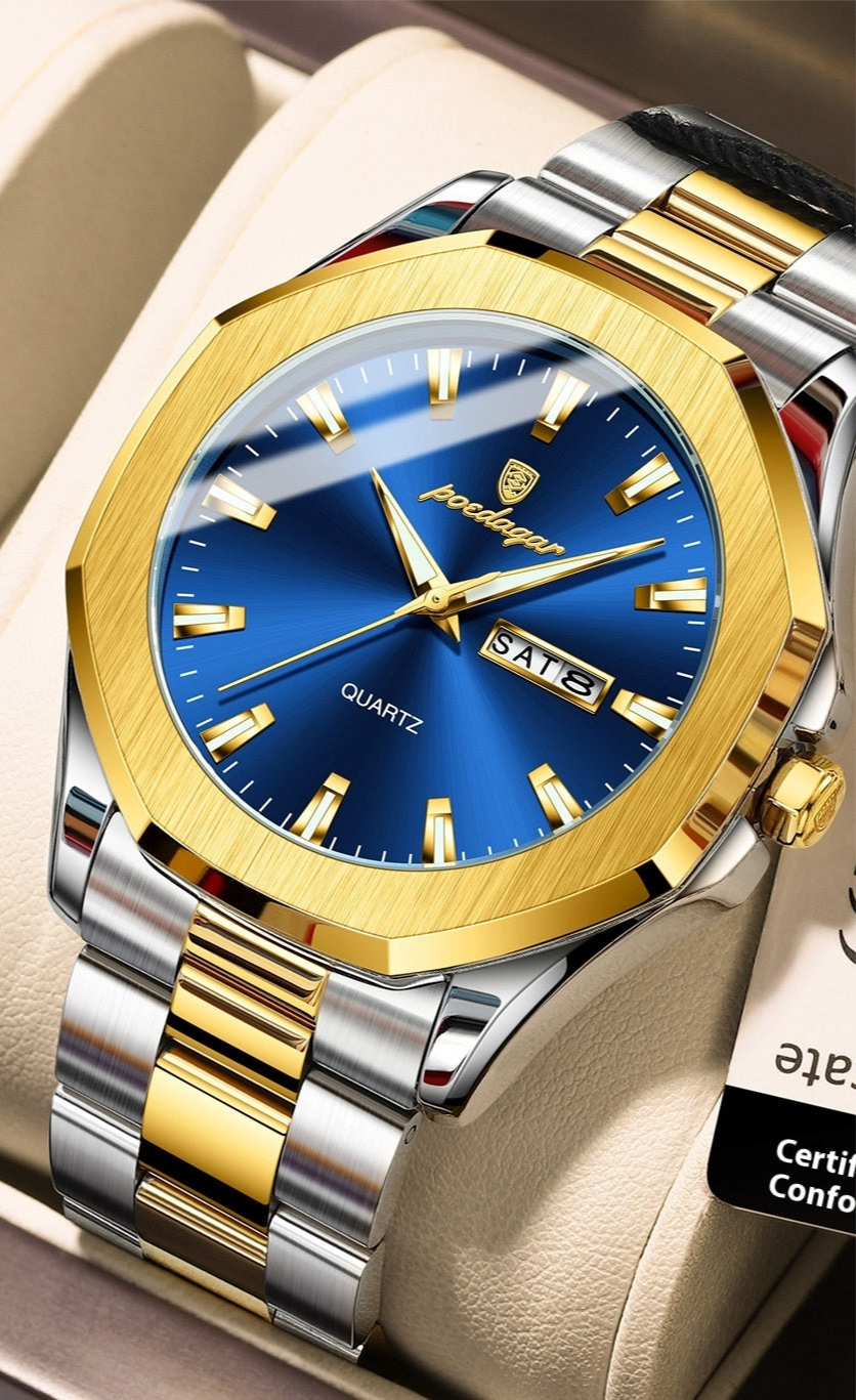 Men's Steel Strap Quartz Watch