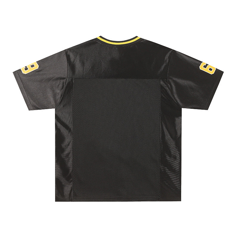 Men's And Women's Fashion Summer Letter Loose Jersey