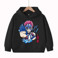 Demon Slayer Kimetsu no Yaiba Akaza anime print children's hoodie,