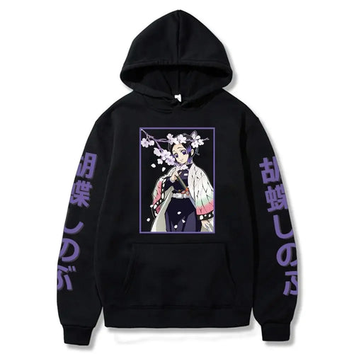 Japanese Anime Demon Slayer Kimetsu No Yaiba Hoodie Shinobu Kocho