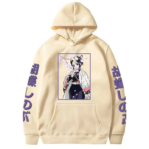 Japanese Anime Demon Slayer Kimetsu No Yaiba Hoodie Shinobu Kocho