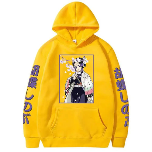 Japanese Anime Demon Slayer Kimetsu No Yaiba Hoodie Shinobu Kocho