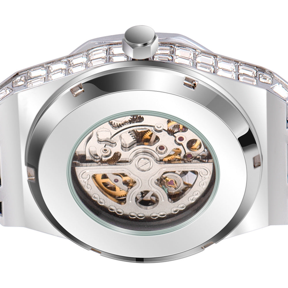 Diamond Luminous Hollow Mechanical Watch
