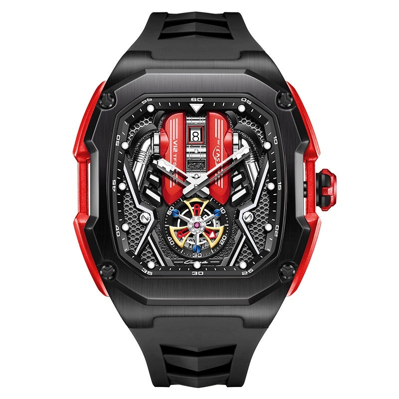 Men's high hollow engine automatic watch