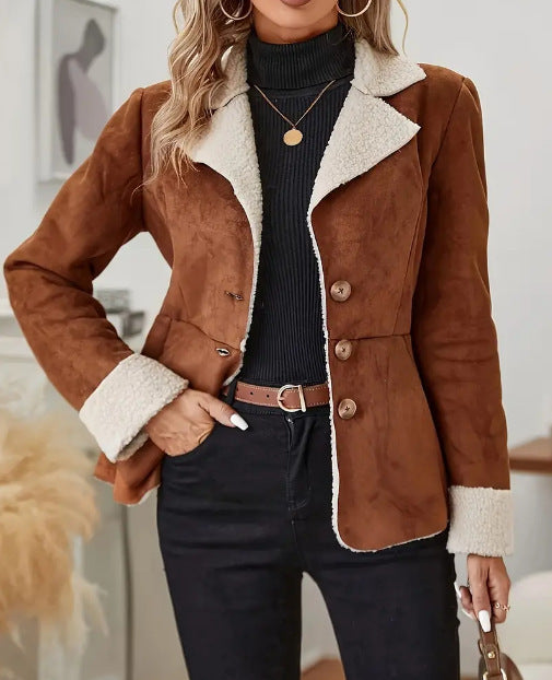 Casual Warm Fur Integrated Jacket
