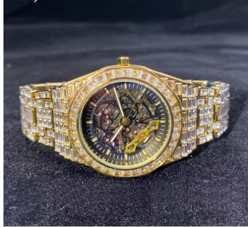 Diamond Luminous Hollow Mechanical Watch