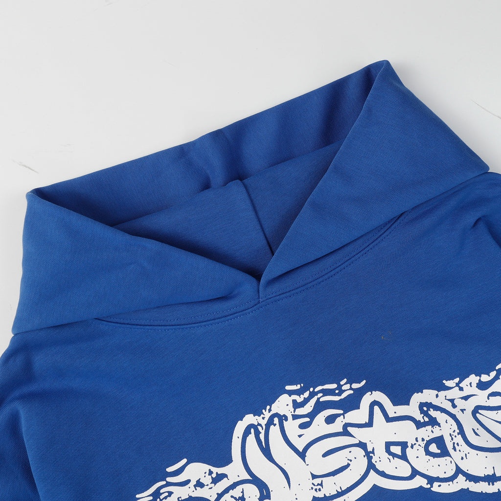 High Street Hooded Hoodies Pants Washed Hooded Sweater